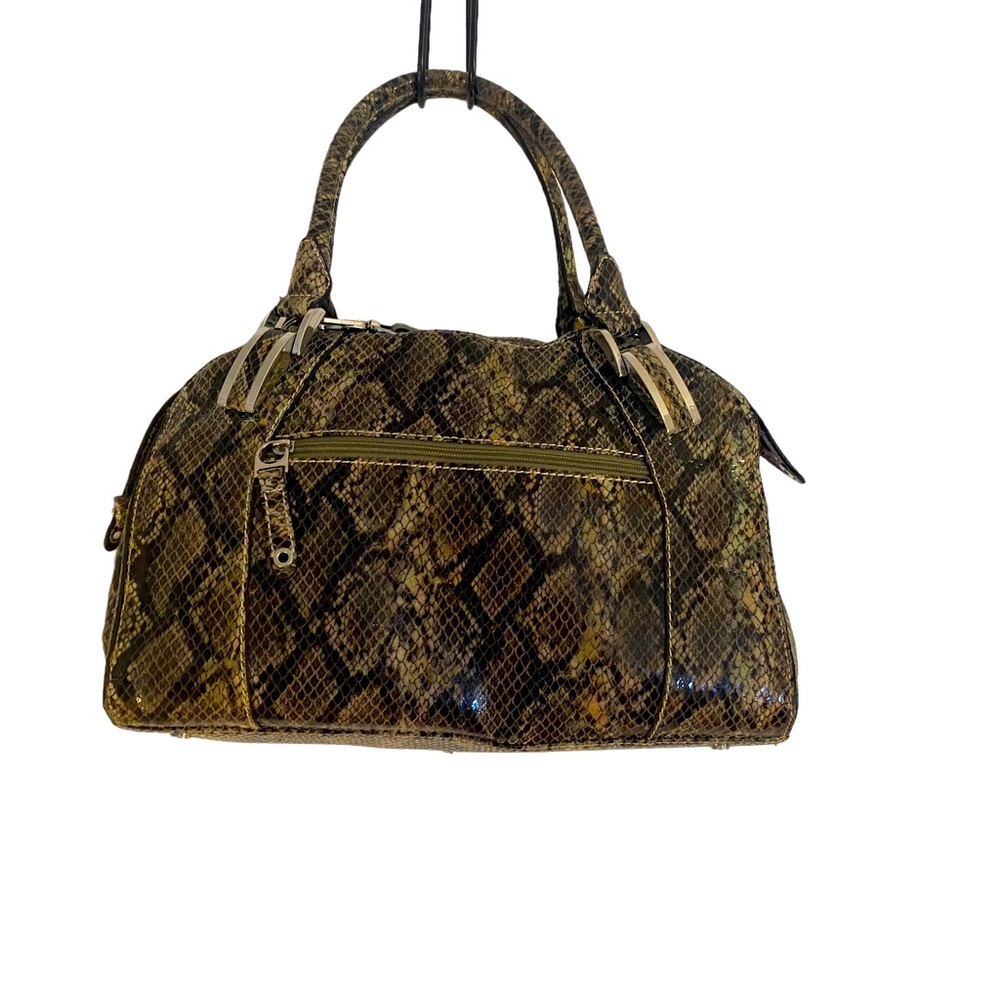 Barr&Barr genuine leather snakeskin embossed shoulder bag